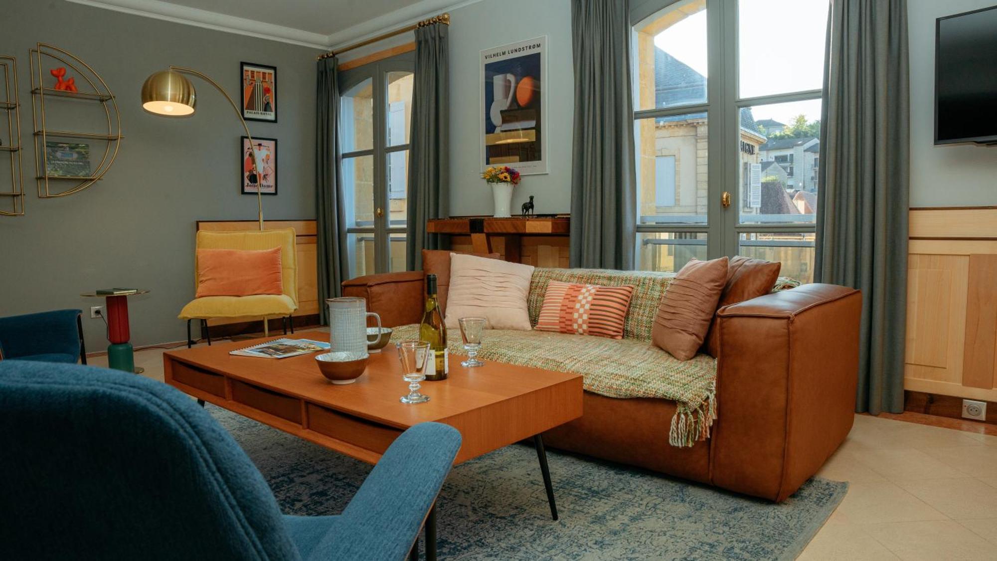 Superbe Appartement 132M2, Classe 5 Etoiles, Sarlat Centre מראה חיצוני תמונה